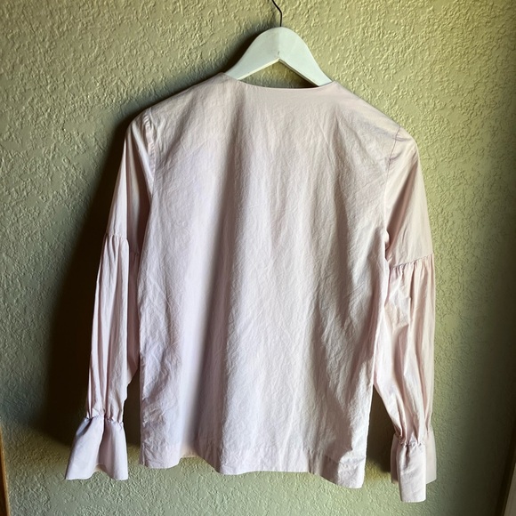 COS long sleeve petal pink blouse - Picture 2 of 9